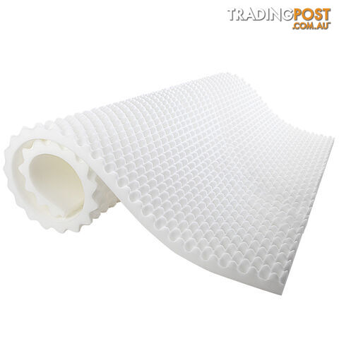 Deluxe Egg Crate Mattress Topper 5 cm Underlay Protector King