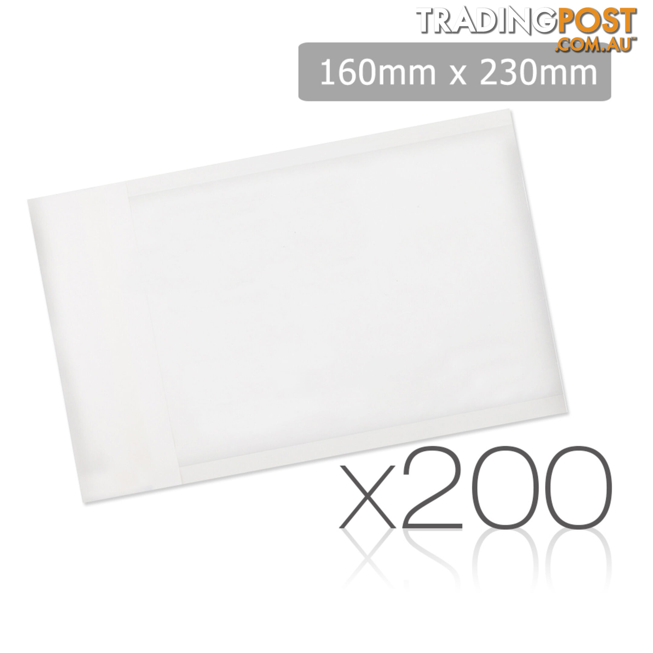 Set of 200 Bubble Padded Mailer Bag - 160mm x 230mm