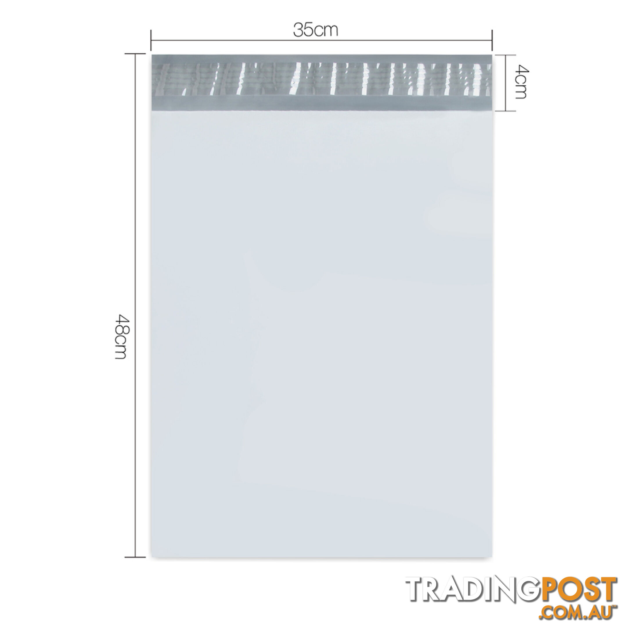 Set of 200 Poly Mailer Bags - 350 x 480mm