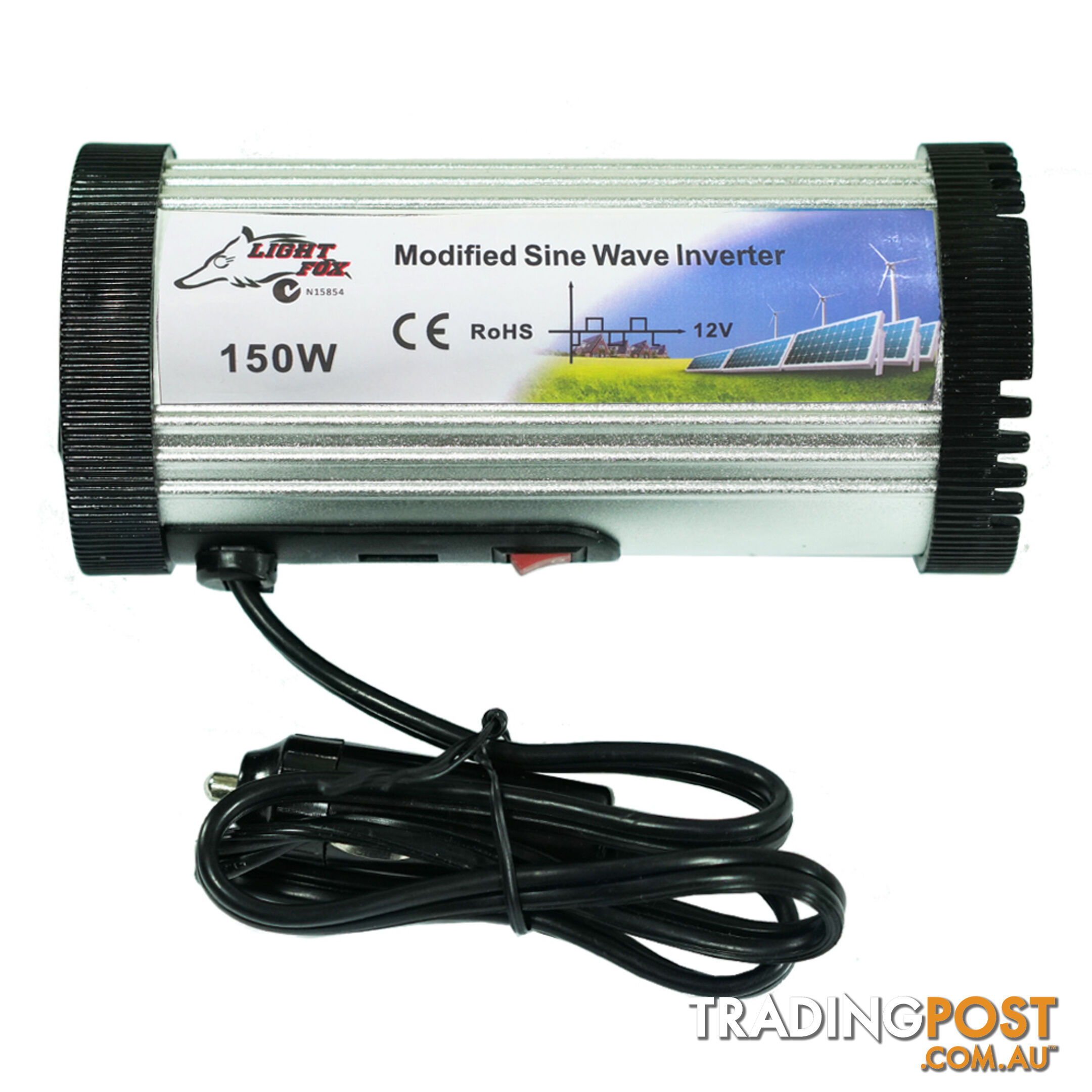 150W Power Inverter Max 300W 12-240V Sine Wave USB Laptop Charger Camp Boat