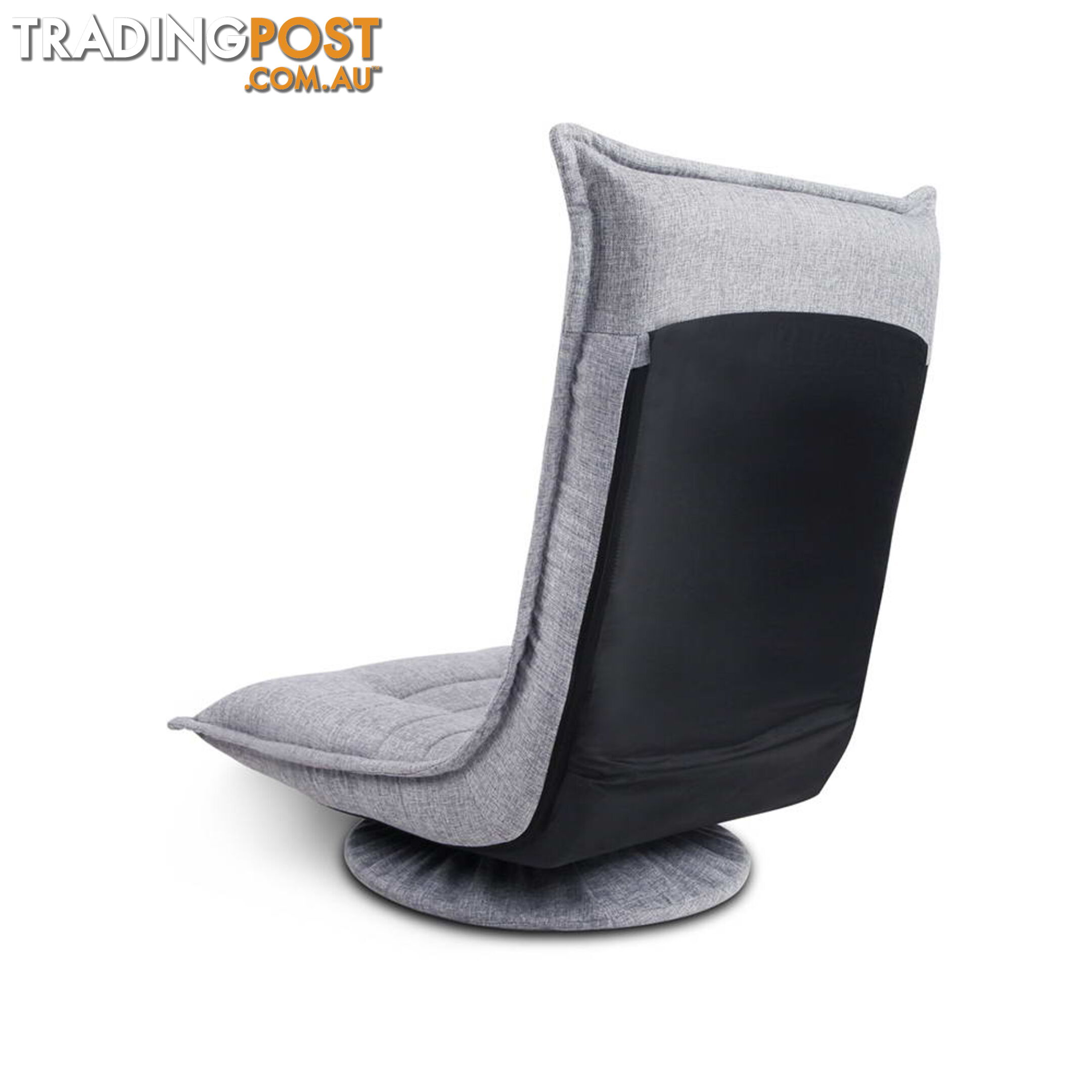 Swivel Foldable Floor Chair - Grey