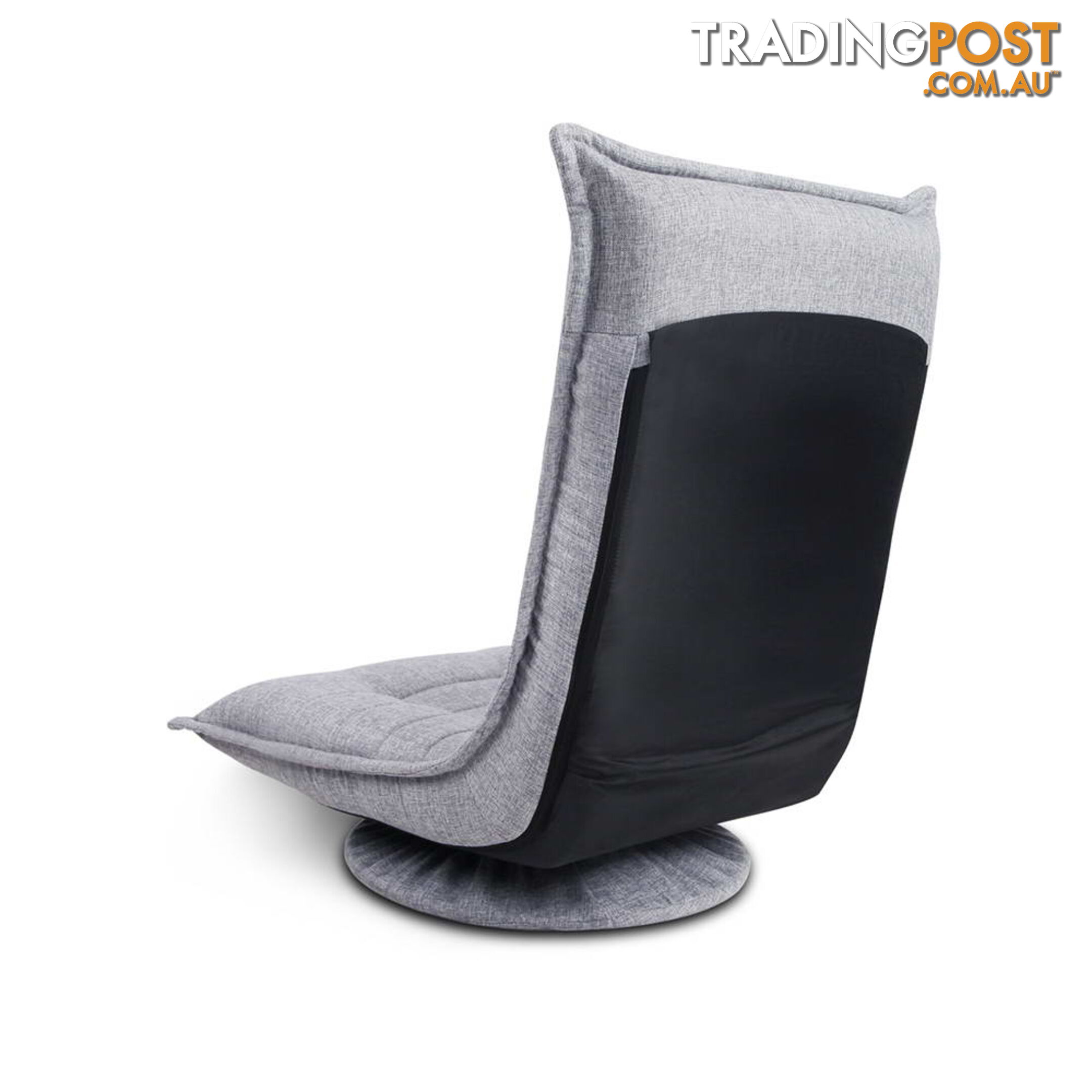 Swivel Foldable Floor Chair - Grey