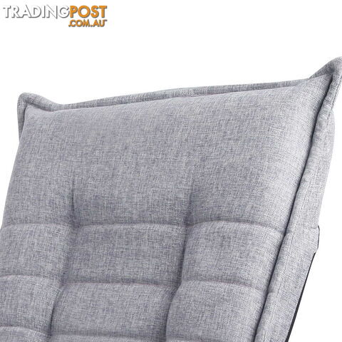 Swivel Foldable Floor Chair - Grey