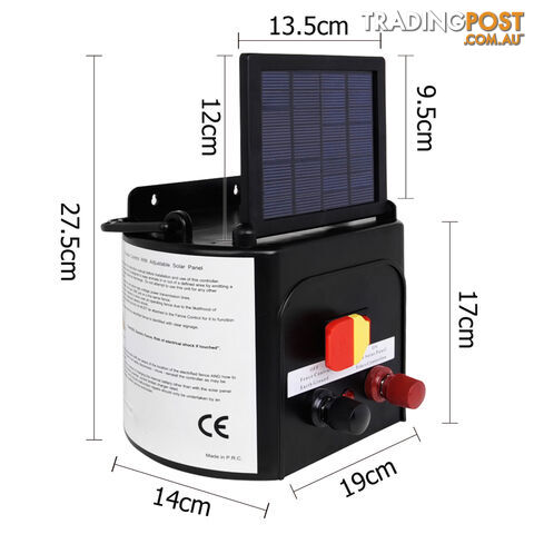 3km Solar Power Electric Fence Energiser Charger - photo 2 of 8