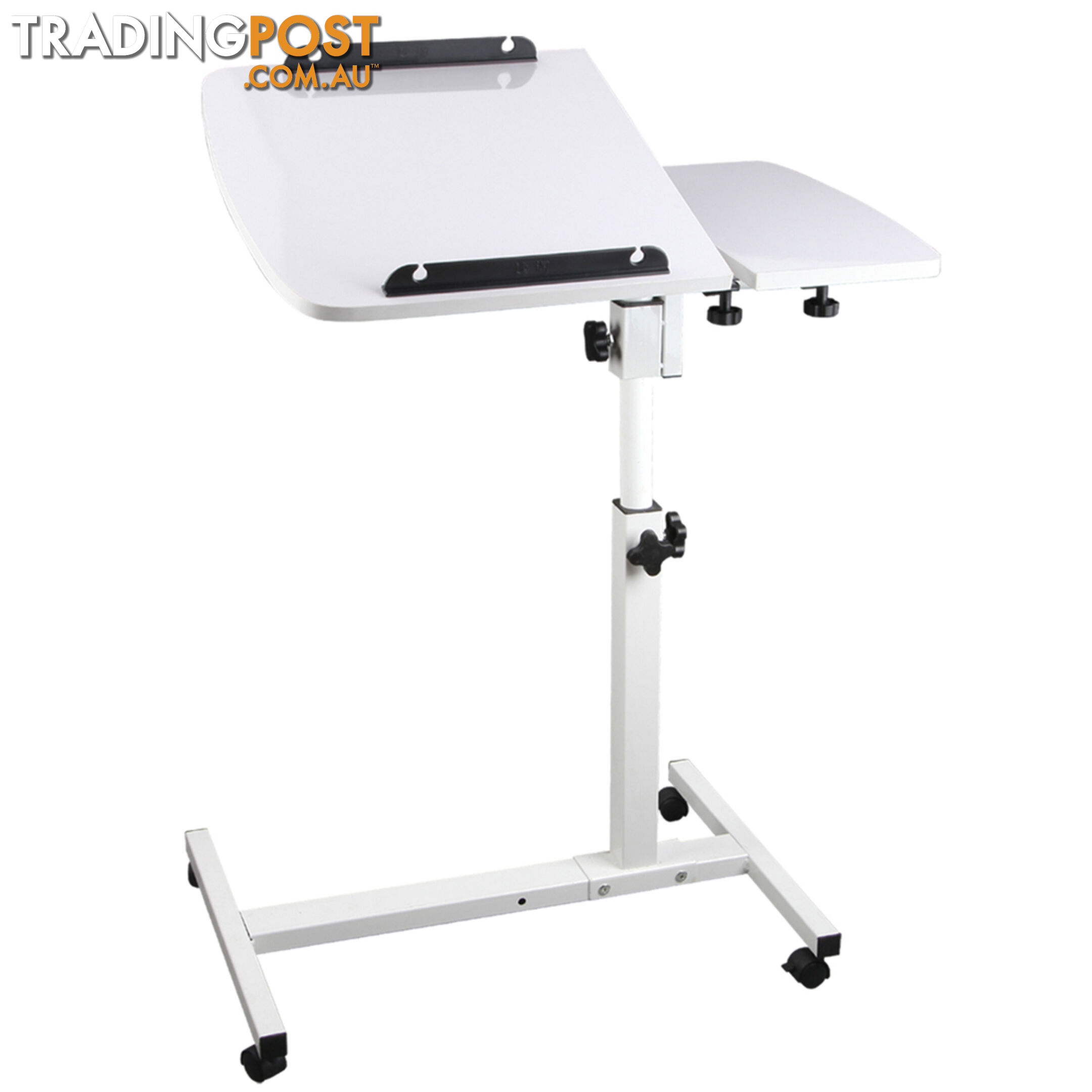 Rotating Mobile Laptop Adjustable Desk White