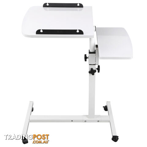 Rotating Mobile Laptop Adjustable Desk White