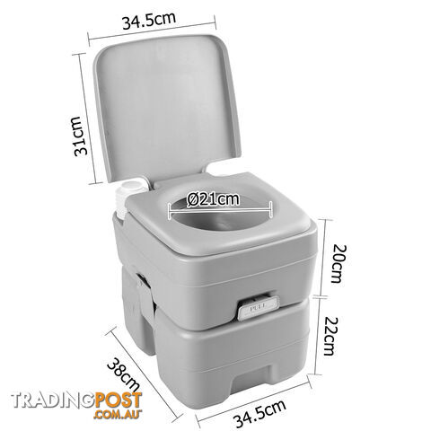 Weisshorn 20L Portable Camping Toilet