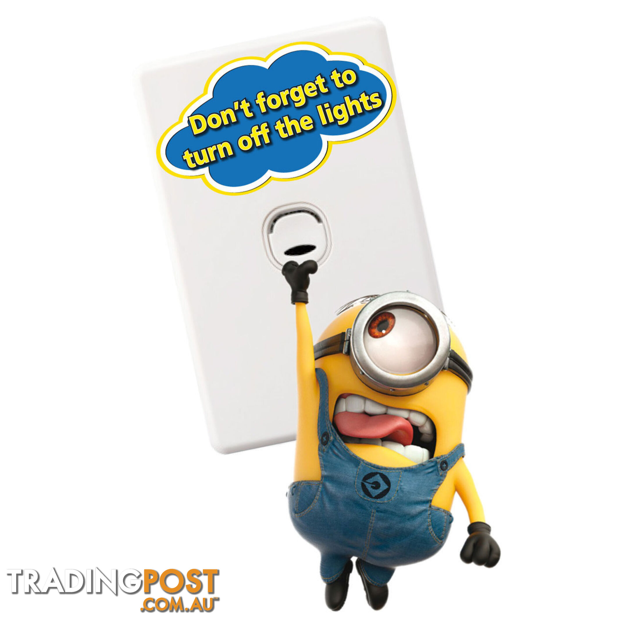 Minions Light Switch Wall Stickers - Totally Movable