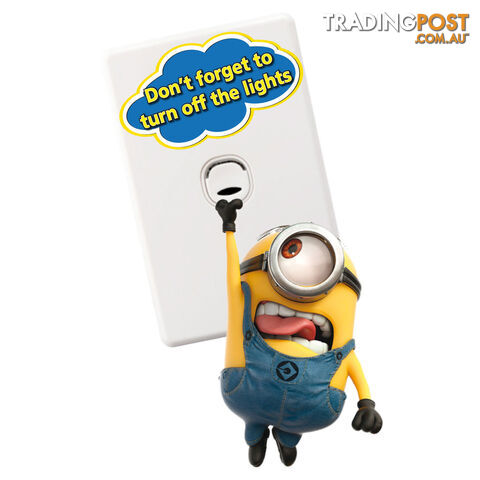 Minions Light Switch Wall Stickers - Totally Movable