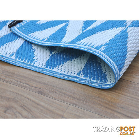 BARFI Rug Torquise & White 150x210cm