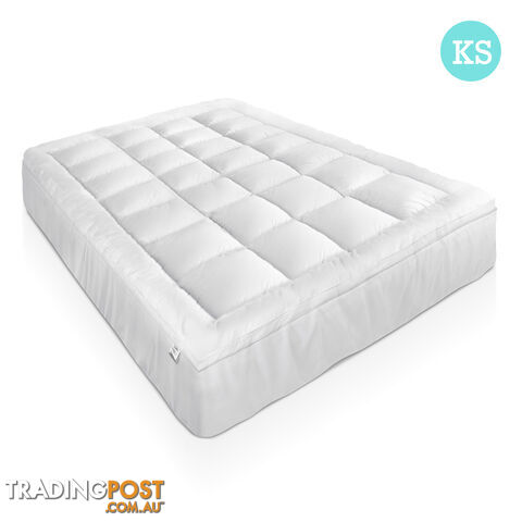 Duck Feather & Down Pillowtop Matress Topper - King Single