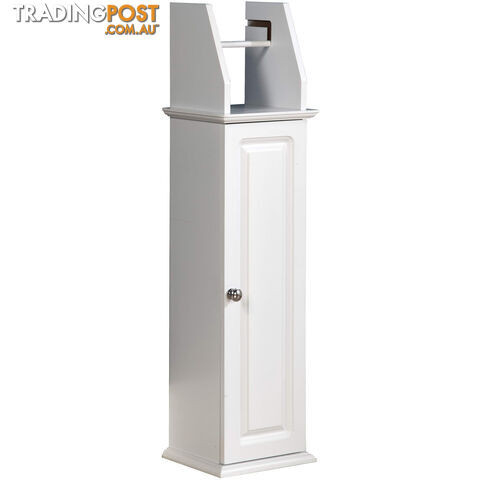 Dignity Toilet Roll Cupboard in WHITE
