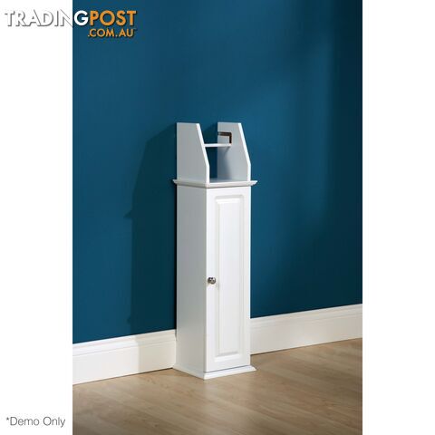 Dignity Toilet Roll Cupboard in WHITE