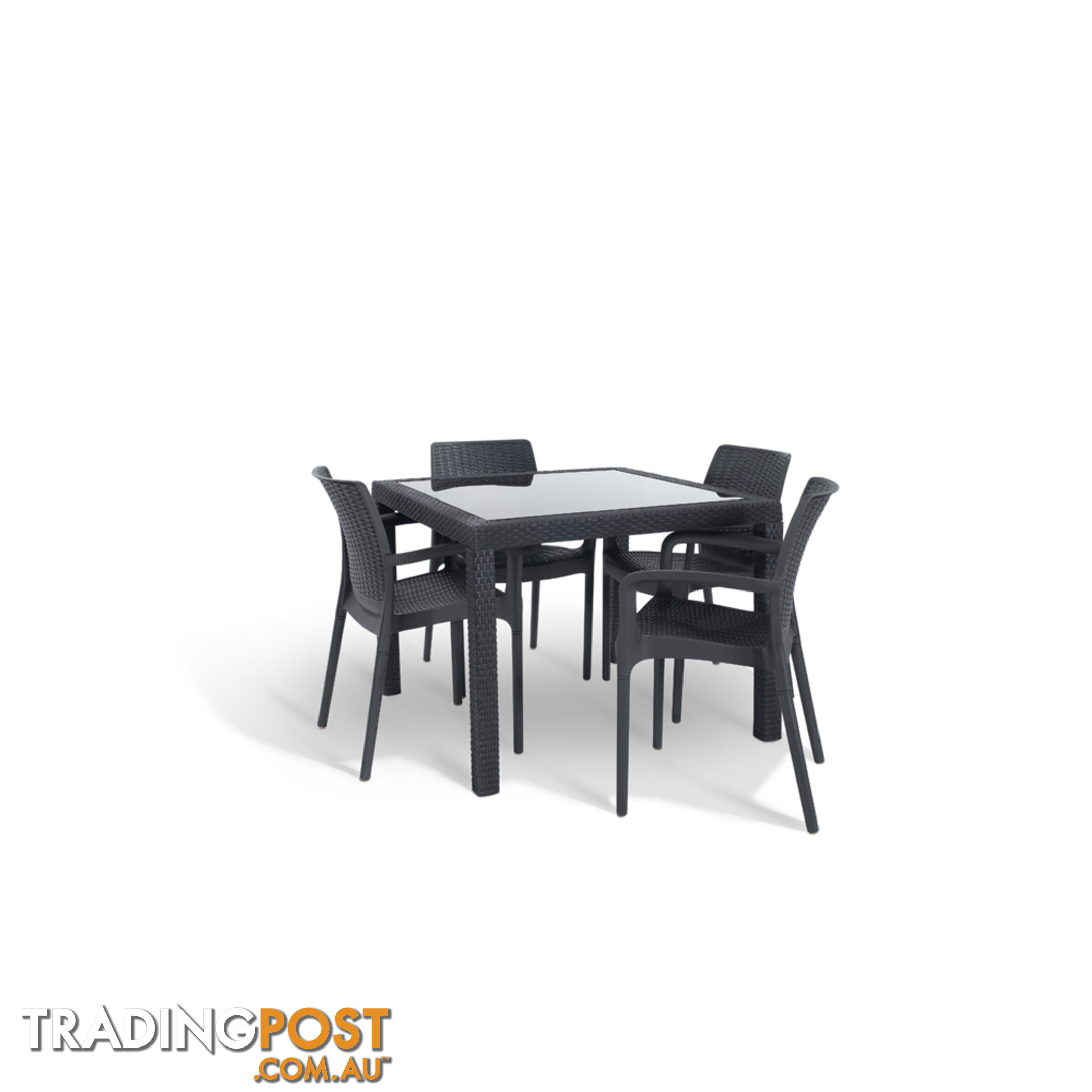 Keter Sumatra Table  w/ 4 Bali Chairs