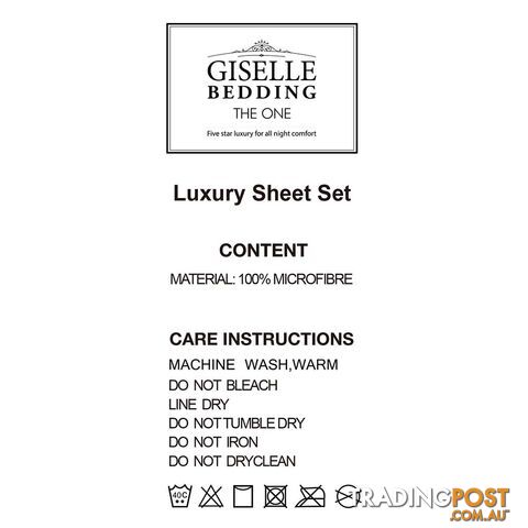 3 Piece Microfibre Sheet Set King Single _ Purple - photo 4 of 4