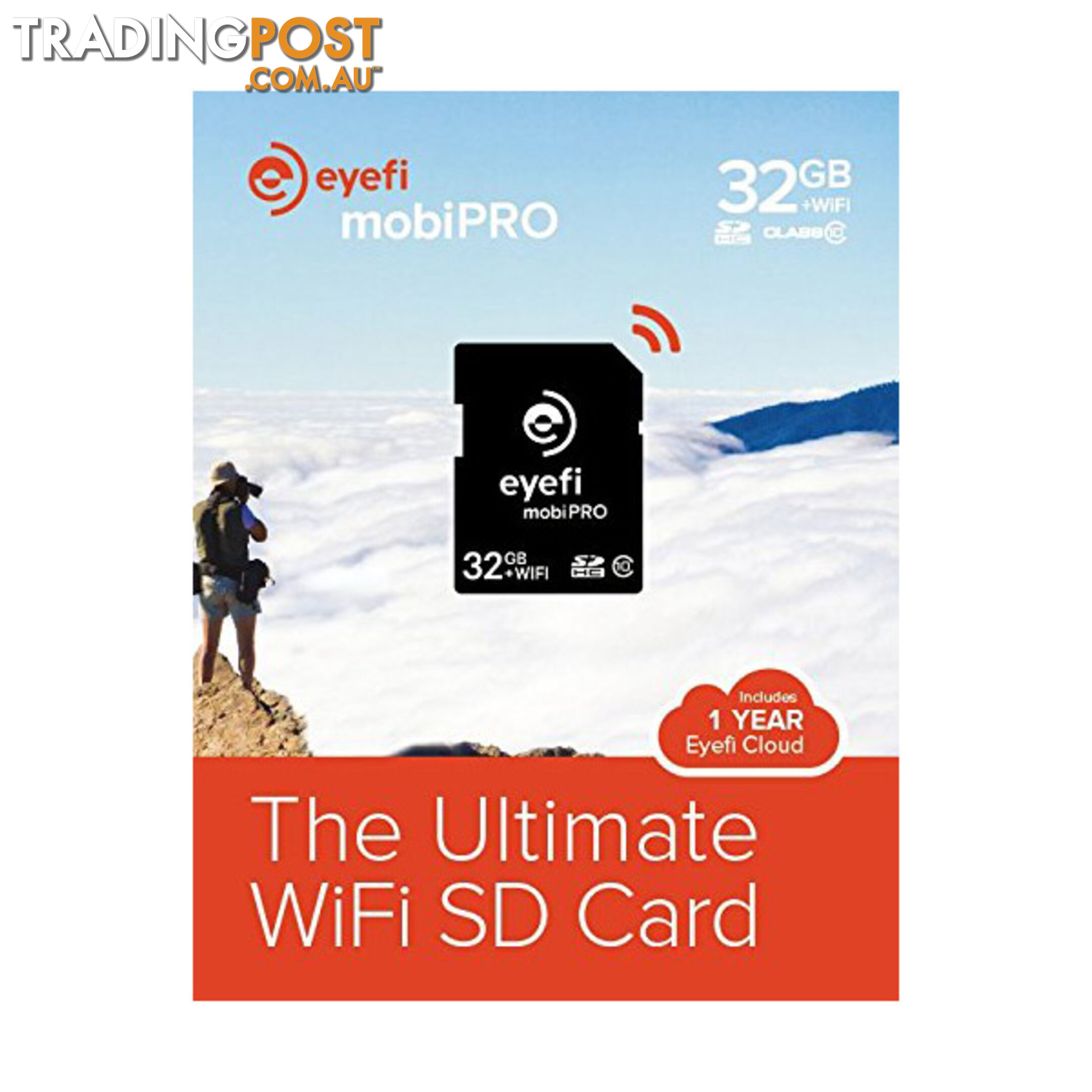 EYE FI  32GB mobi +wifi pro SDHC class 10 Card (MOBIPRO-32)