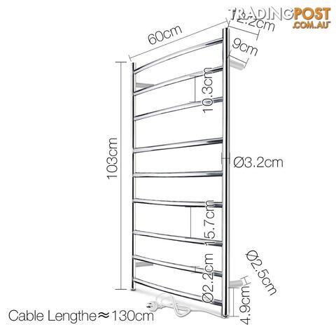 Electric Heated Towel Rack Rail Bar for Bathroom