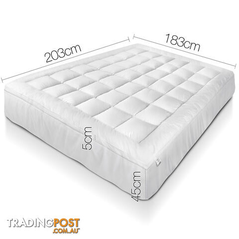 Bamboo Pillowtop Mattress Topper 5cm - King - photo 2 of 14