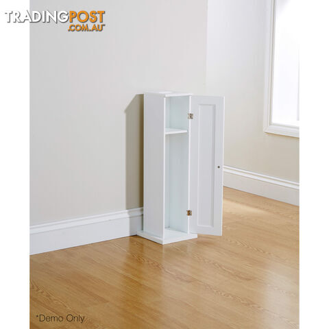 Grace Toilet Roll Cupboard in WHITE