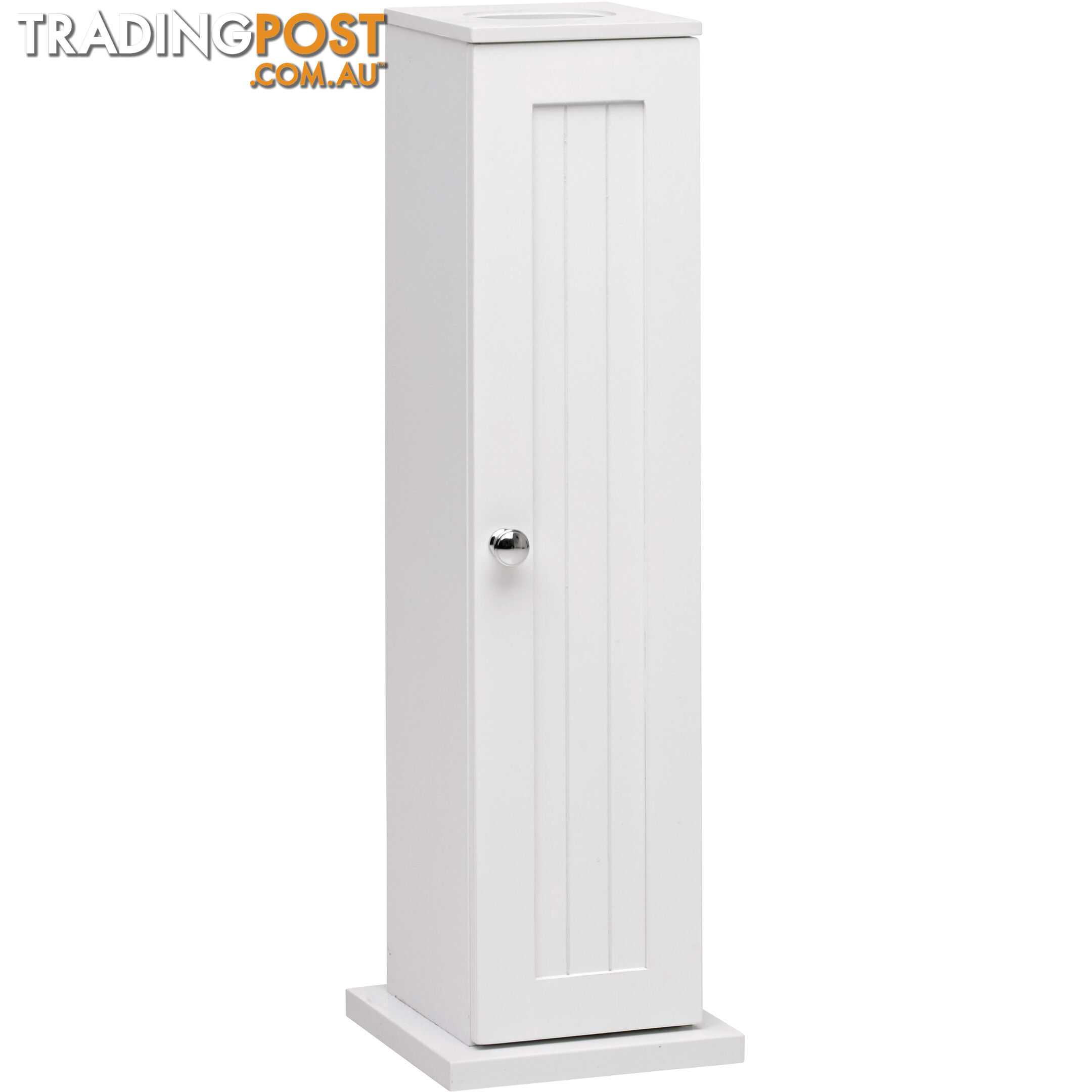 Grace Toilet Roll Cupboard in WHITE