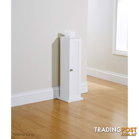 Grace Toilet Roll Cupboard in WHITE