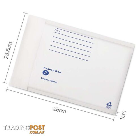 Bubble Padded Mail Envelopes 200pcs 215mm x 280mm