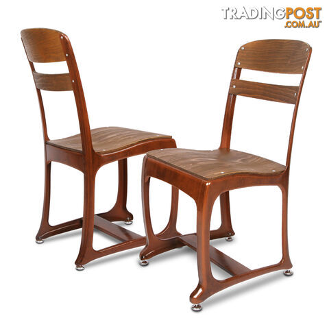 Set of 2 Replica Eton Dining Chairs - Copper