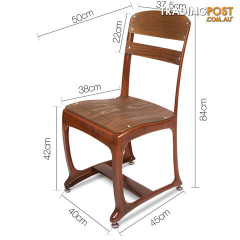 Set of 2 Replica Eton Dining Chairs - Copper