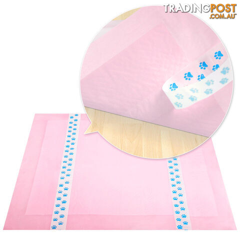 200 Puppy Pet Dog Toilet Training Pads Pink