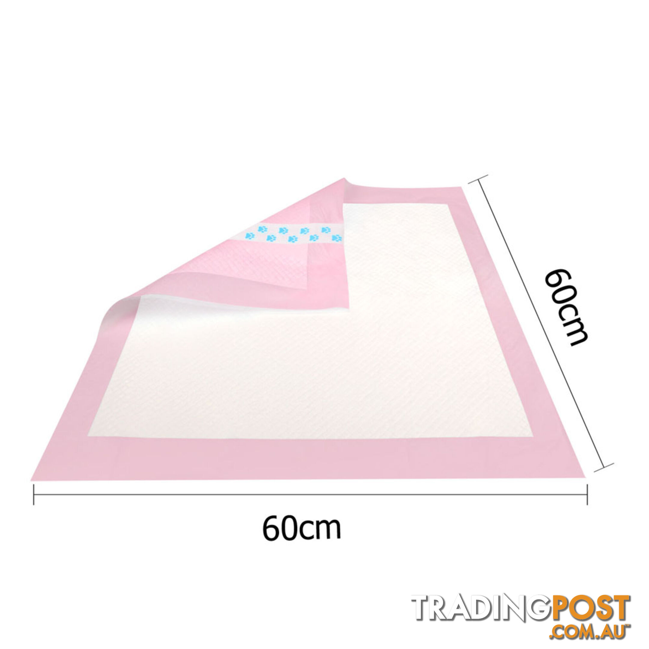 200 Puppy Pet Dog Toilet Training Pads Pink