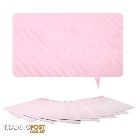 200 Puppy Pet Dog Toilet Training Pads Pink