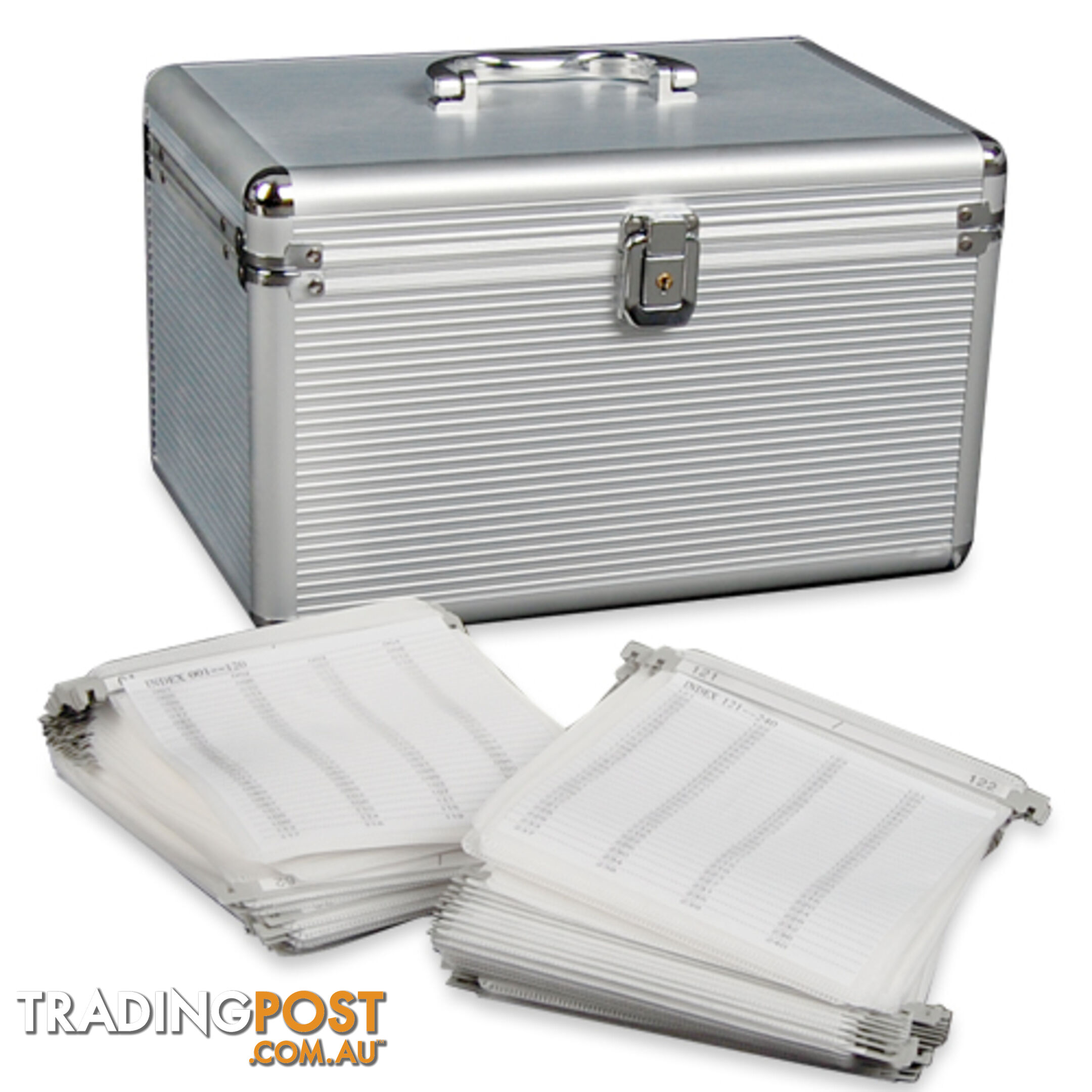 Aluminium CD DVD Bluray Storage Case Box 240 Discs SL