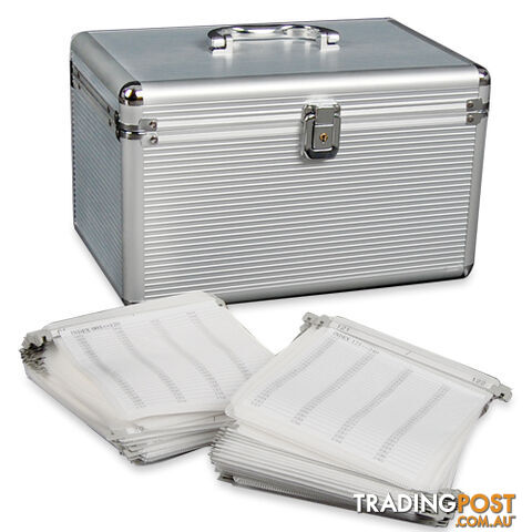 Aluminium CD DVD Bluray Storage Case Box 240 Discs SL