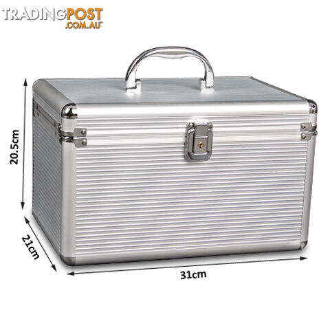 Aluminium CD DVD Bluray Storage Case Box 240 Discs SL