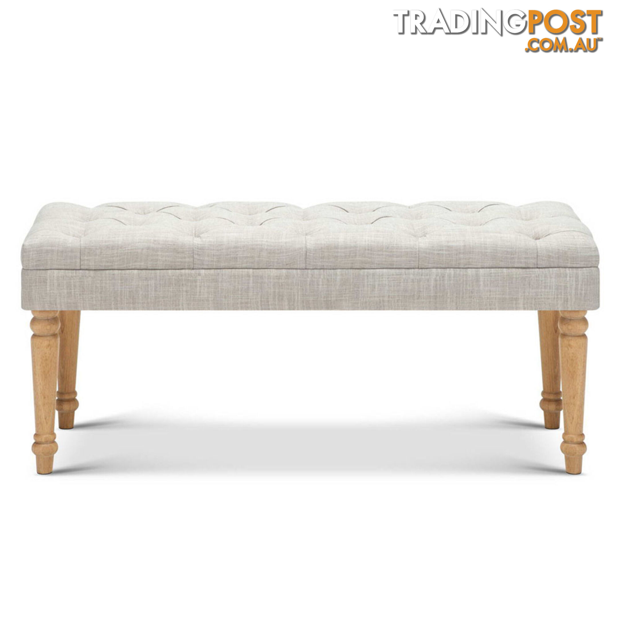 Seat Footstool Bench Stool - Beige