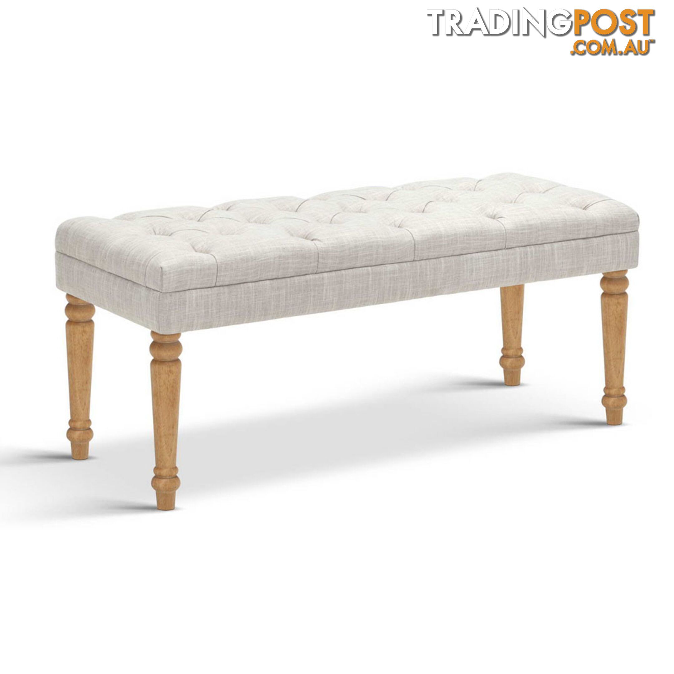 Seat Footstool Bench Stool - Beige