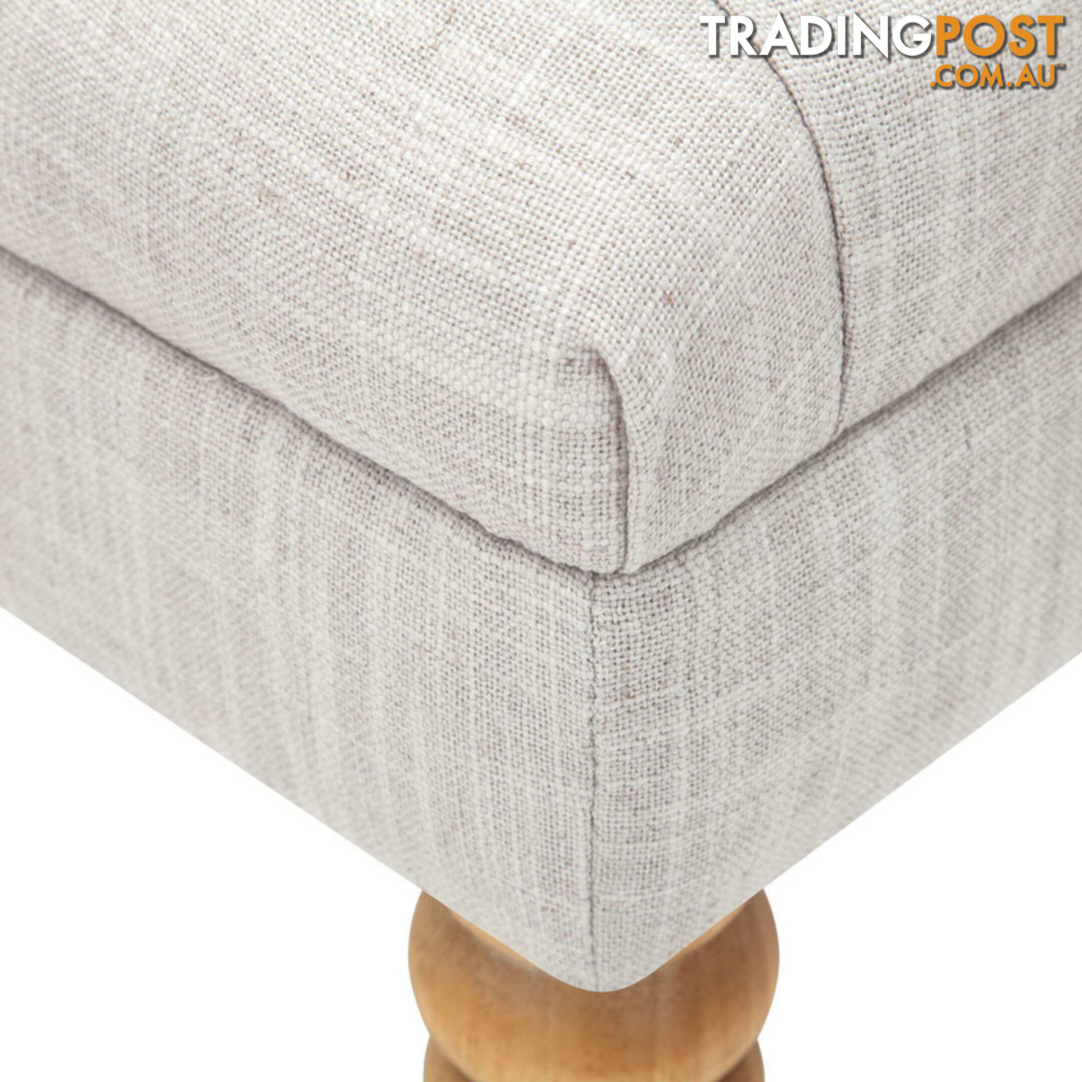 Seat Footstool Bench Stool - Beige