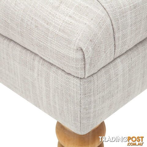 Seat Footstool Bench Stool - Beige