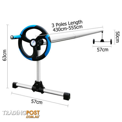 Adjustable Swimming Pool Cover Roller 5.5M - photo 2 of 8