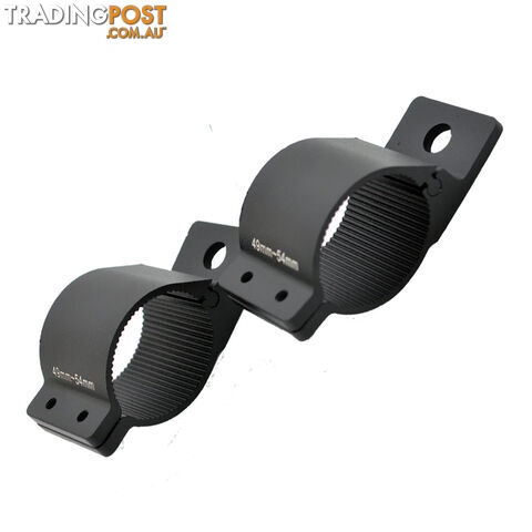 PAIR Bullbar Mounting Bracket Clamp FOR LIGHT BAR Rigid HID ARB MOUNT 49 54mm - photo 2 of 4