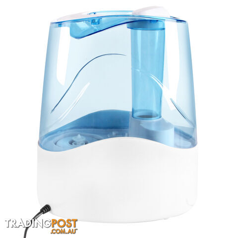 Ultrasonic Cool Mist Air Humidifier 4.5L White Blue