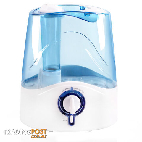 Ultrasonic Cool Mist Air Humidifier 4.5L White Blue