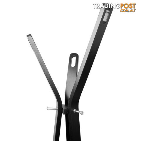 Wooden Coat Rack Clothes Stand Hanger Black