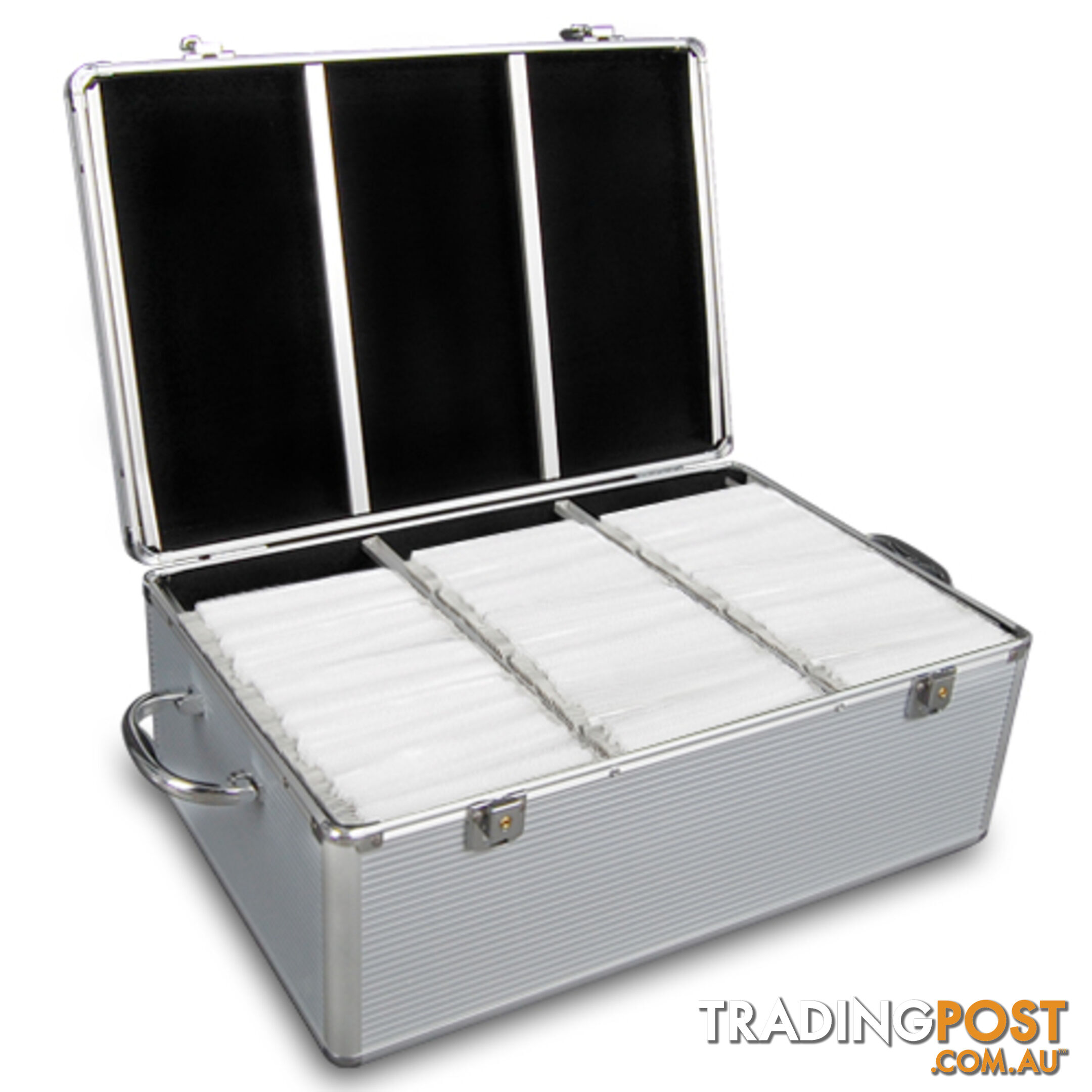 Aluminium CD DVD Bluray Storage Case Box 500 Discs SL