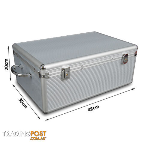 Aluminium CD DVD Bluray Storage Case Box 500 Discs SL