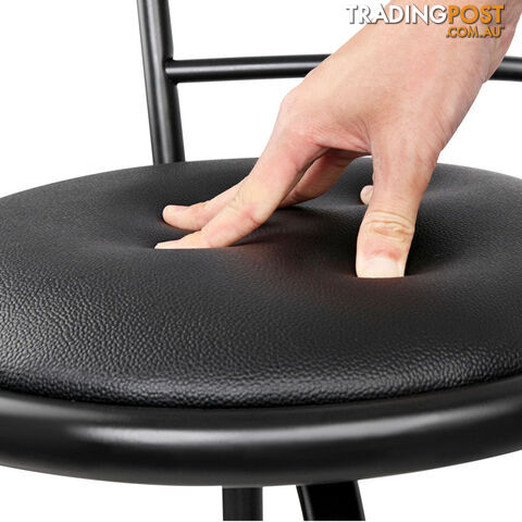 Set of 2 360Swivel Bar Stool - Black - photo 5 of 9
