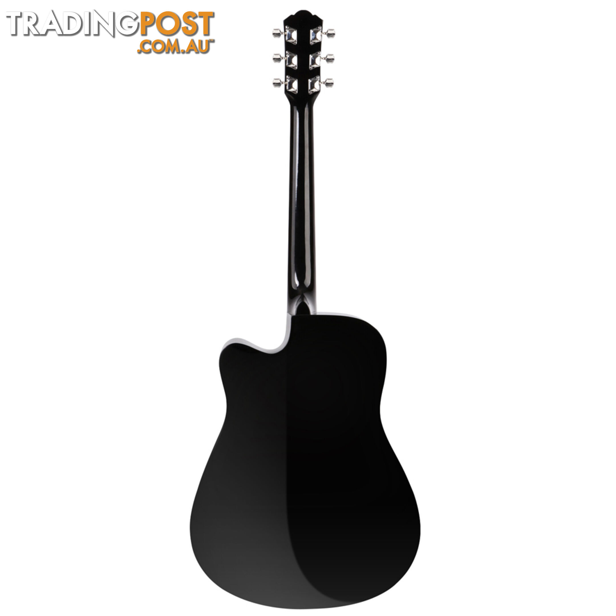 41" Steel-Stringed Acoustic Guitar Black