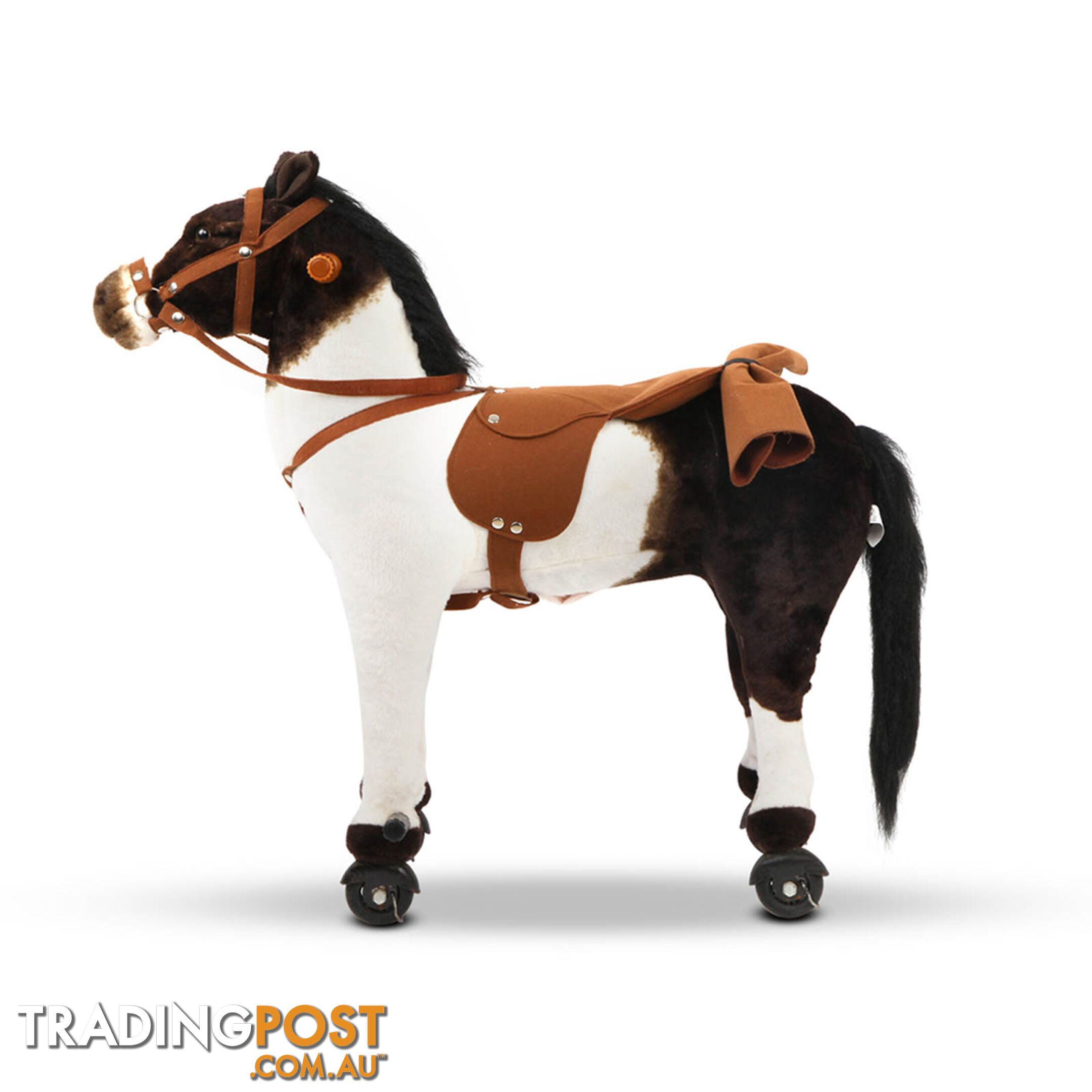 Ride on Pedal Toy Pony - White