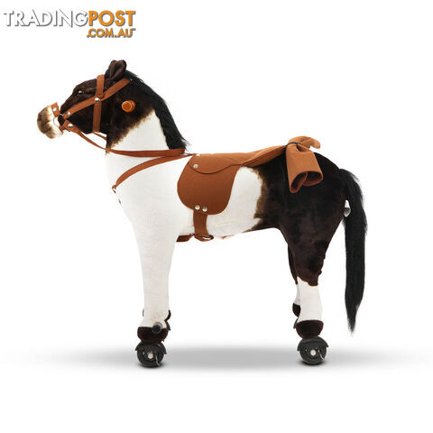 Ride on Pedal Toy Pony - White