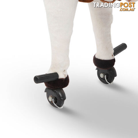 Ride on Pedal Toy Pony - White